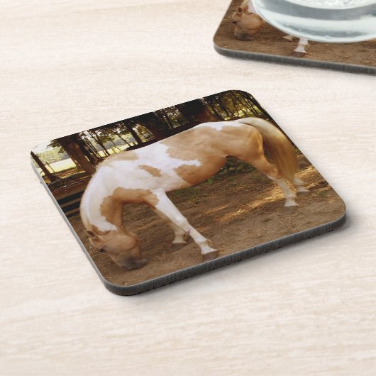 Pferd 3 getränkeuntersetzer (Linke Seite)