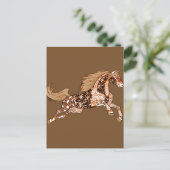 Pferd 3 postkarte (Stehend Vorderseite)