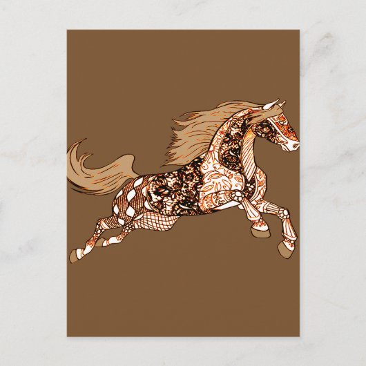 Pferd 3 postkarte (Vorderseite)