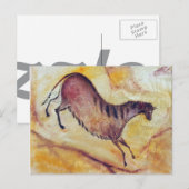 Pferd a la Altamira Postkarte (Vorne/Hinten)
