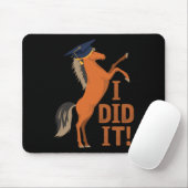 Pferd Abschluss ich tat es Mousepad (Mit Mouse)