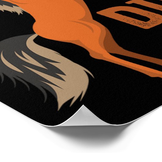 Pferd Abschluss ich tat es Poster (Ecke)