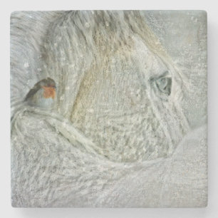 Pferd Achterbahn Steinuntersetzer