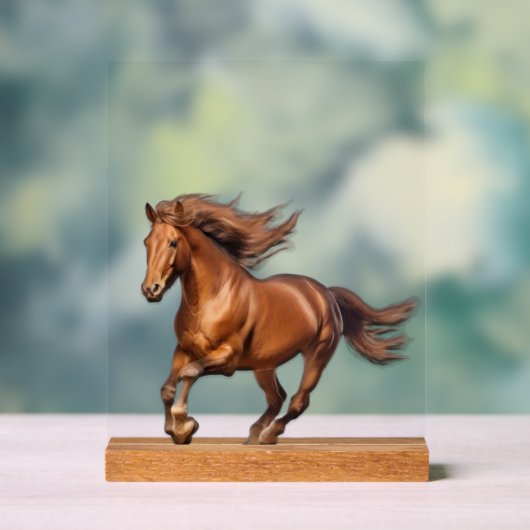 Pferd Acrylschild (Neutral)