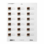 Pferd Adressaufkleber (Vorne)