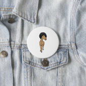 Pferd Afro Button (Beispiel)