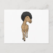 Pferd Afro Postkarte (Vorderseite)