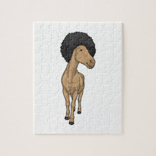 Pferd Afro Puzzle