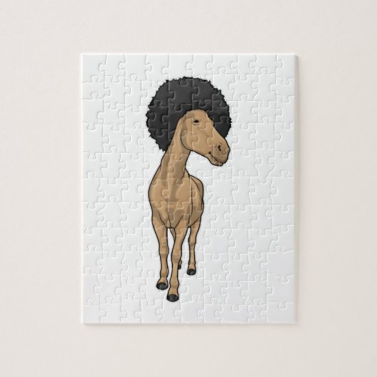 Pferd Afro Puzzle (Vertikal)