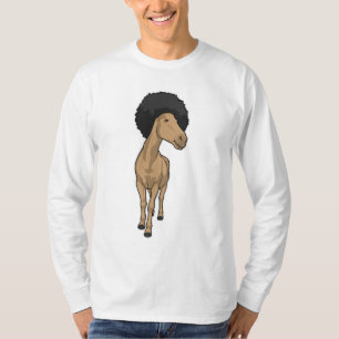Pferd Afro T-Shirt