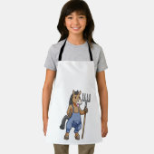 Pferd als Bauer mit Rake Schürze (Insitu)