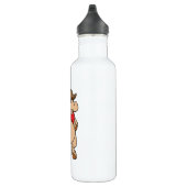 Pferd als Cowboy Edelstahlflasche (Rechts)