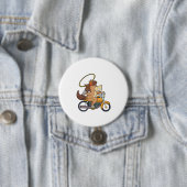 Pferd als Cowboy mit Lasso & Motorrad Button (Beispiel)