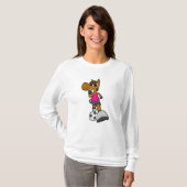 Pferd als Fußballspieler mit Fußball T-Shirt (Vorne ganz)