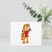 Pferd als Läufer Postkarte (Stehend Vorderseite)