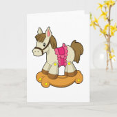 Pferd als Rockpferd.PNG Karte (Gelbe Blume)