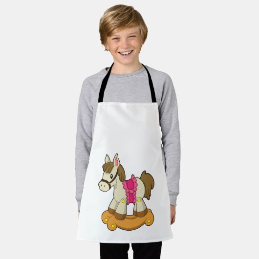 Pferd als Rockpferd.PNG Schürze (Getragen)