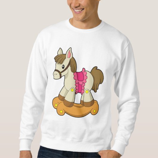 Pferd als Rockpferd.PNG Sweatshirt (Vorderseite)
