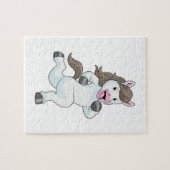 Pferd als Runner beim Laufen Puzzle (Horizontal)