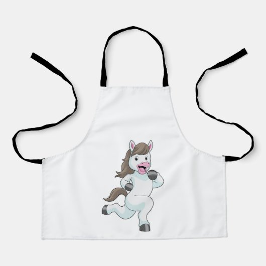 Pferd als Runner beim Laufen Schürze (Vorderseite)