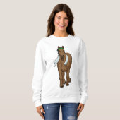 Pferd als Runner mit Handtuch Sweatshirt (Vorne ganz)