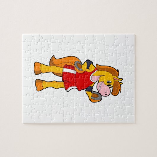 Pferd als Runner Puzzle (Horizontal)