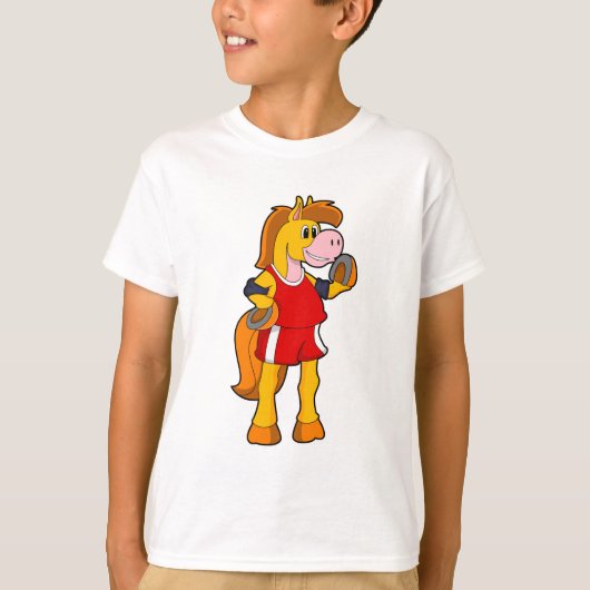 Pferd als Runner T-Shirt (Vorderseite)