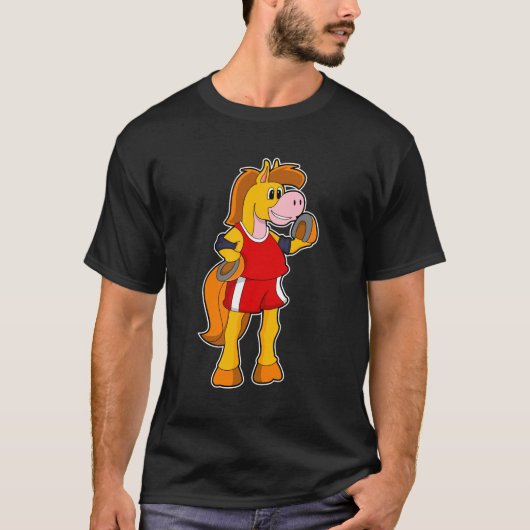 Pferd als Runner T-Shirt (Vorderseite)