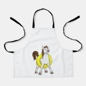 Pferd als Schwimmer mit Lifebouy Schürze (Vorderseite)
