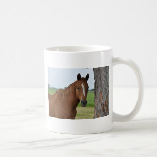 Pferd am Baum Kaffeetasse