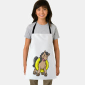 Pferd am Strand mit Schwimmring Schürze (Insitu)