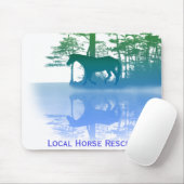 Pferd an der Dämmerung Mousepad (Mit Mouse)