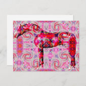 Pferd anderer Farbe Postkarte (Vorne/Hinten)