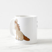 Pferd angetriebene Kaffee-Tasse Kaffeetasse (Vorderseite Links)