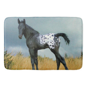 Pferd - Appaloosa-Colt 24" x 6" große Bad-Matte Badematte