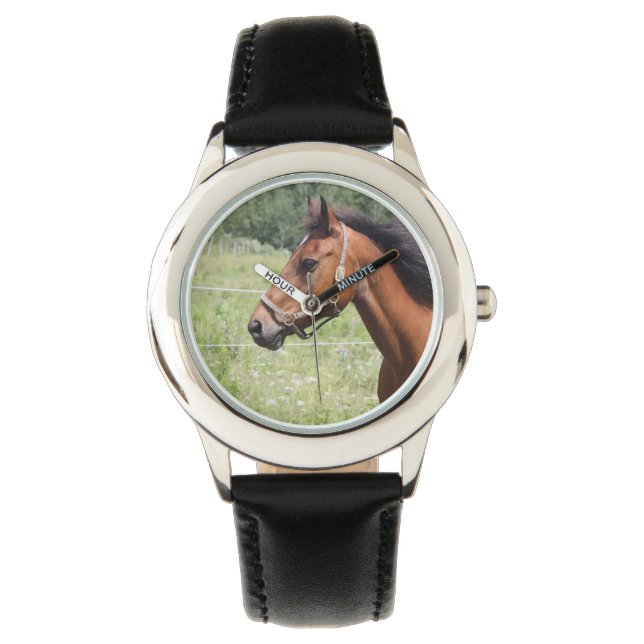 Pferd Armbanduhr (Vorderseite)