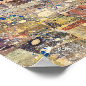 Pferd Art Poster oder Decoupage Paper (Ecke)