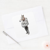 Pferd Astronaut Sticker (Umschlag)