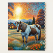 Pferd auf Bauernhof Wildblumenwiese Planer (Rückseite)