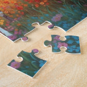 Pferd auf Bauernhof Wildblumenwiese Puzzle (Seite)
