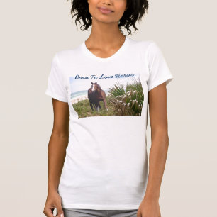 Pferd auf dem Strand-T - Shirt-Strand T-Shirt