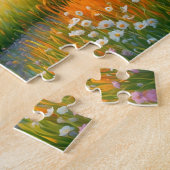 Pferd auf der Farm Wildblumenwiese Puzzle (Seite)