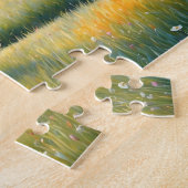 Pferd auf der Farm Wildblumenwiese Puzzle (Seite)