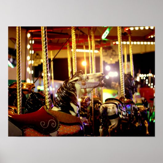 Pferd auf der Messe Poster (Vorne)