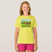 Pferd auf der Weide T-Shirt (Vorne ganz)