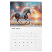 Pferd auf der Wiese Kalender (Mär 2027)