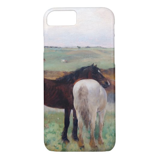 Pferd auf einer Wiese, Edgar Degas Case-Mate iPhone Hülle (Rückseite)