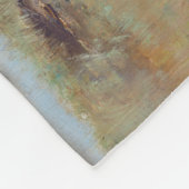 Pferd auf einer Wiese, Edgar Degas Fleecedecke (Ecke)