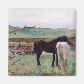 Pferd auf einer Wiese, Edgar Degas Magnet (Vorne)