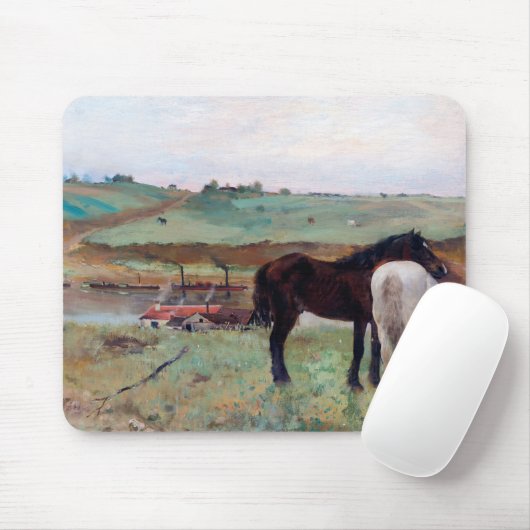 Pferd auf einer Wiese, Edgar Degas Mousepad (Mit Mouse)